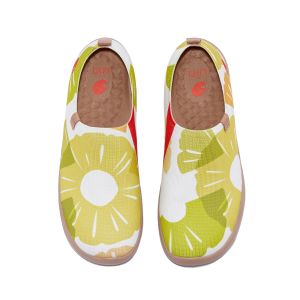 UIN Womens Art Painted Travel Shoes Slip On Loafers Comfort Lightweight Sneakers Fruits 1