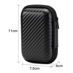 GUTUN Dust-proof Headphones Carrying Case Shockproof Waterproof Earphone Storage Bag Earphone Accessories Soft Flannelette Lining Electronic Products
