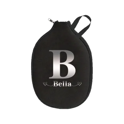 Customized name Pickleball Paddle Cover Travel Pickleball Paddle Bag Zipper Bag Pickle Ball Beg Paddles Sarung Racket
