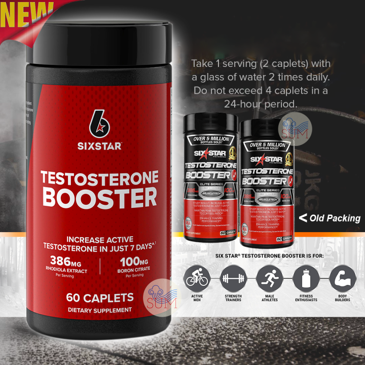 🇺🇸 Six Star Testosterone Booster, Extreme Strength, Enhances Training