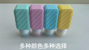 4 Pcs Silicone Travel Bottles Multifunctional Cosmetic Bottles Travel Container Toiletry Bottle for Shampoo Lotion Cream