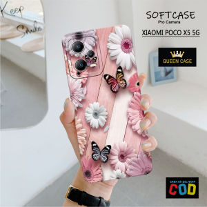 Case Xiaomi Poco X5 5G / Redmi Note 12 5G Terbaru - Fashion Case BUNGA - Casing Xiaomi Poco X5 5G / Redmi Note 12 5G - Case Lentur & Tebal - Case Lucu  - Softcase - Hardcase - Aksesoris Handphone - Pelindung Hp - Case Murah - Silikon - Kesing - Cover Hp -