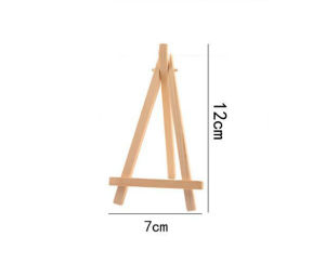 🔥Moheted👍Mini Wooden Easel Mobile Phone Stand Small Easel Pine Wood Creative Decoration Mini Triangle Pine Bracket Ornament