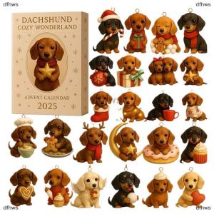 [COD] dfhws ดัชชุนด์2025ปฏิทินการถือกำเนิดในดินแดนมหัศจรรย์ที่อบอุ่น24วันของเครื่องประดับรื่นเริงกับอุปกรณ์เสริมที่มีธีมอบอุ่น