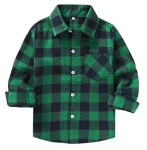 Kemeja Flanel Anak Laki-laki Motherkids Lengan Panjang Usia 2-12 Tahun Anak Tanggung