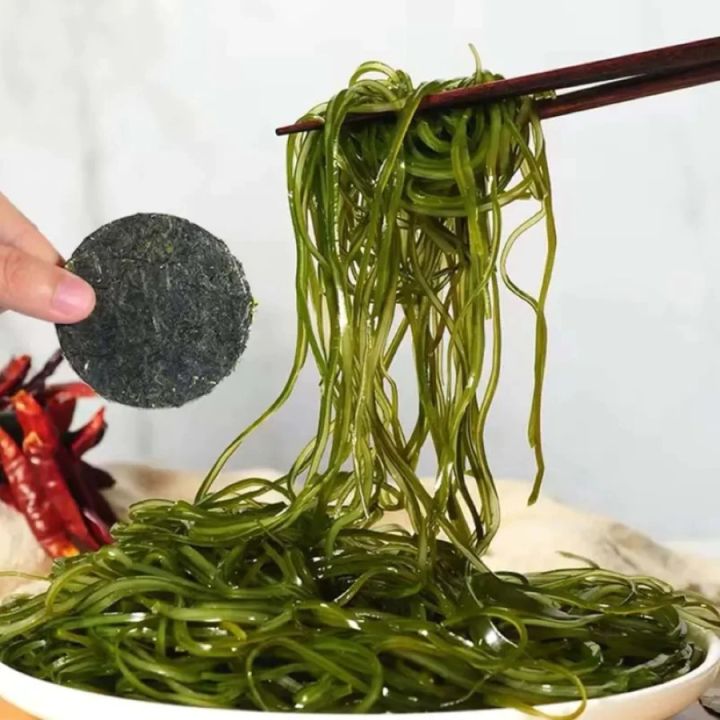烘干压缩海带丝圆饼干货 无沙免洗 Dried Seaweed Round Pressed - Sweet and Salty Taste of ...