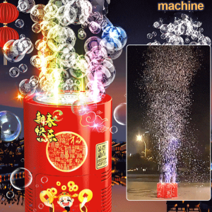 Hot Selling Fireworks Bubble Machine for All Year Round Kids  Astronauts  Happy Childhood  Childrens Room  Boys and Girls  Large Capacity  Gatling  Fully Automatic