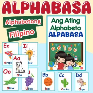 Alpahabasa Alphabetong Filipino Flashcards Learning Materials SPED thinkingtots.shop