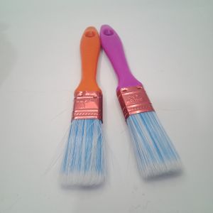 Kuas Cat Gagang Plastik Ukuran 1 Inchi (3cm) Bulu Halus Tebal paint