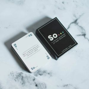 So Cards Deep Conversation Starters – Question Card Game for All Occasions (Volume Two)