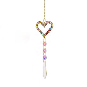 EKILLERLY Shiny Gardening Sun Catcher DIY Cute Crystal Wind Chime Hanging Pendants Dreamy Hanging Catcher Ornaments Window