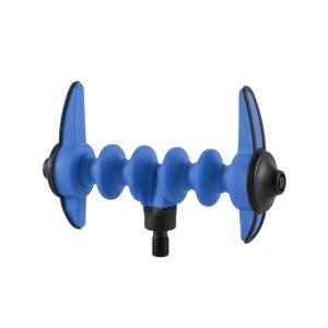 หัวที่จับเอนกประสงค์เบ็ดตกปลาแบบพกพาหัวยึดเกลียว3/8สำหรับเบ็ดตกปลาคันเบ็ดที่ยึดขาตั้ง