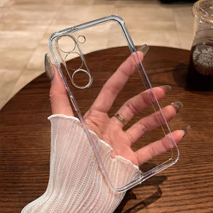 Transparent Phone Case For Samsung A56 5G A55 A54 A53 A52 A52S 5G A36 A35 A34 S25 Ultra S24 Ultra S23 FE A26 A25 A16 A15 A14 A13 A12 A06 4G A05S A05 A50 A50S A30 A30S A20 Case Soft TPU Silicone Shockproof Casing Cover
