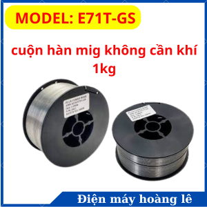 cuộn dây hàn mig không cần khí E71T-GS 1kg lắp tất cả các dòng máy hàn mig mini