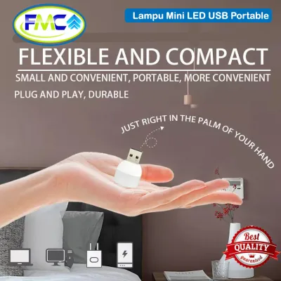 Lampu Tidur Mini USB LED Portable Lampu Kecil LED Super Terang Per 2pcs Lampu Baca Hemat Energi Praktis Murah Serbaguna Multifungsi