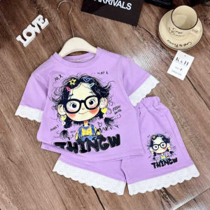 Setelan Anak perempuan Set Celpen Renda Anak Cewek 1-5 tahun