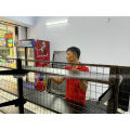 Kê Đôi Siêu Thị (2 mặt) Cao 150cm x Dài 1m2 x Rộng 70cm x 4 tầng, Kệ trưng bày siêu thị Màu Đen. 