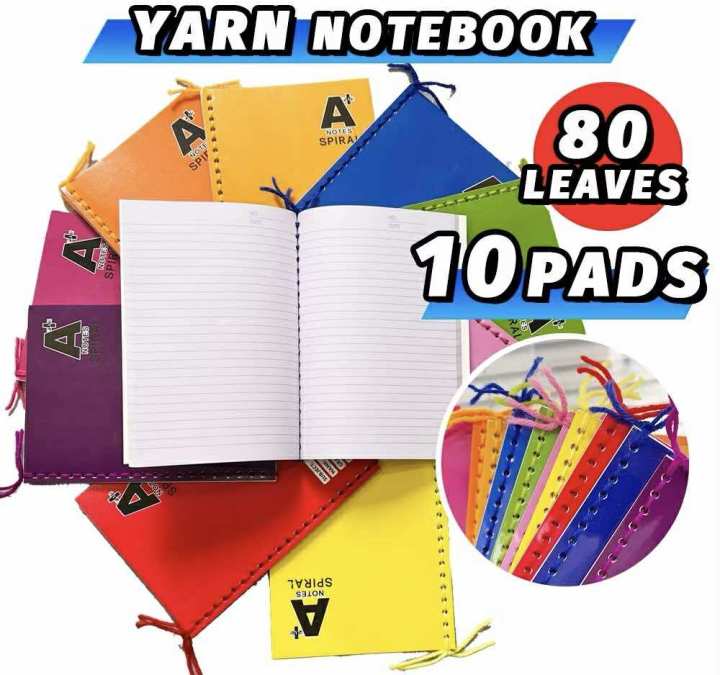 10PCS/BUNDLE%20NOTEBOOKS%2080Sheets%20145x200mm%2010Color/Assorted%20School%20Office%20StationerySupply%20-%20Image%203