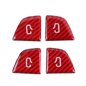 Car Interior Button Guard Film for Select Model Resin Carbon Fiber Decorations Protective Layer