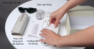 Máy Triệt Lông Lạnh Sapphire Halio InfinityGlow Advanced IPL Sapphire Cooling Hair Removal Device - Bảo Hành 24 Tháng