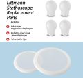 MDF EarTips Replacement FIts MDF Stethoscope & Classic 3, Cardiology 3 &Cardiology 4 Littman Stethoscope Replacement Parts & Littmann Stethoscope Parts Classic III, Cardiology III & IV. 
