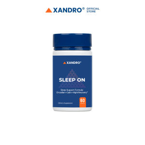 Sleep On [4-Week Human Trial] | Xandro Lab | 60 Capsules | Plant-Based Melatonin Holy Basil L-Theanine No Grogginess