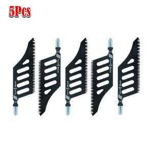 EQUITY 5/10Pcs รูปทรงพิเศษ ใบเลื่อยจิ๊กซอว์ งานหนัก ด้ามจับรูปตัว T ใบเลื่อยวงเดือน แบบพกพา ใบเลื่อยตัดละเอียด ชุดอุปกรณ์เครื่องมือไฟฟ้าไม้