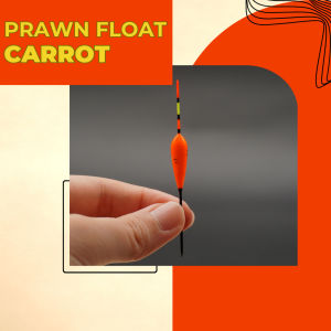 ZENITH Carrot Prawn Fishing Float 7.00CM Length Sensitive Lightweight Bright Color for Pond River Prawn Small Fish