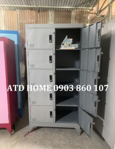 Tủ sắt đựng hồ sơ văn phòng 10 cửa cao 1m8 giá tốt  siêu tiện lợi - Siêu Thị Nội Thất ATD tủ mẫu mới dày dặn để đồ nhân viên