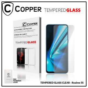 Realme 5s - COPPER TEMPERED GLASS FULL CLEAR Anti Gores