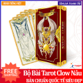 Combo Bài Tarot Clow card/Cardcaptor Sakura/KINOMOTO SAKURA Phiên Bản Màu Nâu Tặng Túi Đựng Bài, Thảm Trải Bài Tarot. 