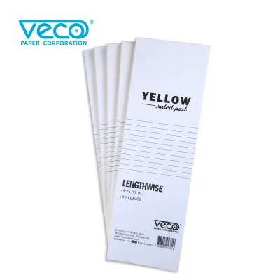 Veco Yellow Pad Paper (Available sizes:1whole 90s1/2crosswise/lengthwise & 1/4 80s)