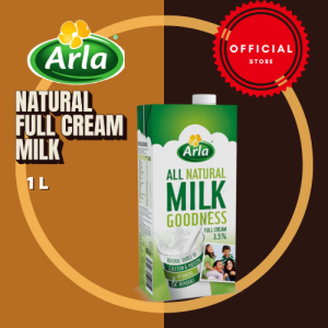 ARLA Full Cream Milk 1L x10 – Whole Case Rich & Creamy Dairy Milk for Coffee