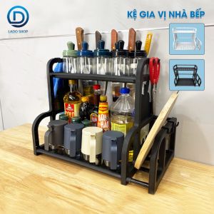 Kệ Đựng Gia Vị Nhà Bếp Chữ B Gọn Gàng Ngăn Bếp