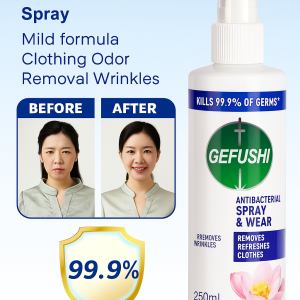 Clothes Wrinkle Removing And Odor Removing Spray Multi Effect Care No Ironing Sterilization And Disinfection Suitable For Shirts Suits And Silk