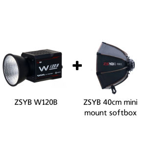 ZSYB 100W Photography Light W120B LED Dual Color Temperature Soft Lamp Night Scene Outdoor Fill Light for Portrait Lamp