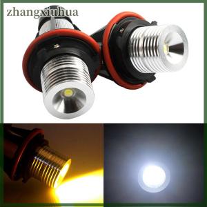 zhangxiuhua 1Pc E39 E60 E87 X5 LED Angel Eye Ring Marker Side Light White Yellow LED Bulbs