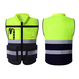 Night riding motorcycle reflective vest motorcycle safety suit motorcycle warning high visibility jacket