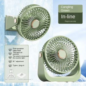Kipas Angin Portable พัดลมตั้งโต๊ะ2025สำหรับหอพักนักเรียนสำนักงาน USB ผนัง-พัดลมติดตั้งสำหรับเดสก์ท็อปไม่เจาะจำเป็น