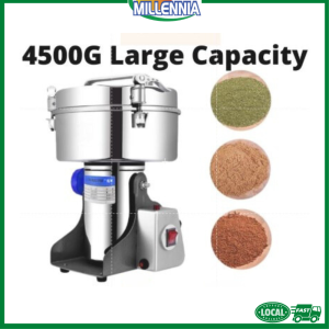 Stainless Steel 4500G Big Capacity Electric Whole Grain Ultrafine Powder Blender Grinder Chinese Herbs Spice Nuts Grinder Blender
