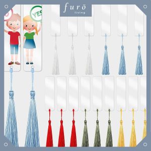 🇸🇬 [New Product Sale] Acrylic Keychains Bookmarks Coloured Leather Tassel Open Rings and Key Rings