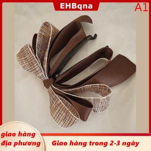 [COD] EHBqna 3PF Ship within 24 hours 2022 New Ribbon Bow Chuối Clip Dễ Thương Ngọc Trai Tóc Pins Barrette Phụ Nữ Phụ Kiện Tóc Thời Trang Màu Rắn Thanh Lịch Tóc Claw