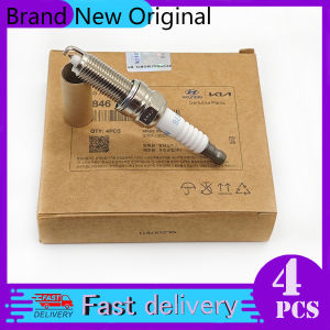 【4pcs】Iridium Spark plug For HYUNDAI ELANTRA MD I40 TUCSON SONATA KIA FORTE K5 RIO SPORTAGE 18846-11070 SILZKR7B11