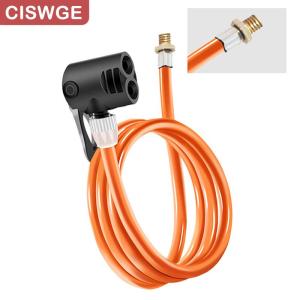 [COD] CISWGE SPORTS 70 80 120CM Bike Air Pump Extension Tube Pump Bicycle Hose Air Pump Connector Bike Air Pump Tire Inflator Nozzles Accessories