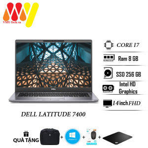 Laptop Dell Inspiron 7400 mẫu cao cấp giá tốt Core i7 Ram 8gb màn 14 QHD siêu sắc nét ổ cứng SSD 256gb máy tính xách tay lướt 99% zin