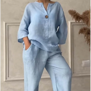 Casual Suit Fashion Solid Color Casual Suit Solid Color Stylish and Dynamic Comfortable and Cool