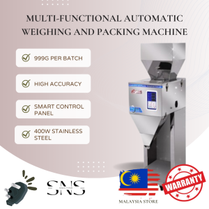 Efficient Automatic Weighing & Packing Machine – 10-999g ±2g Precision Stainless Steel 400W