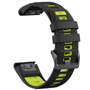 Zionia 22mm Quick Fit Premium Silicone Watch Strap for Garmin Fenix 8 E AMOLED 7 6 Pro Sapphire Solar 5 Plus Forerunner 970/965/955/945/935/745 Approach S70 47mm/S62/S60 Instinct 3 45mm Tactical MARQ Quatix Tactix D2 Epix Gen 2 Descent G1 G2 COROS VERTIX