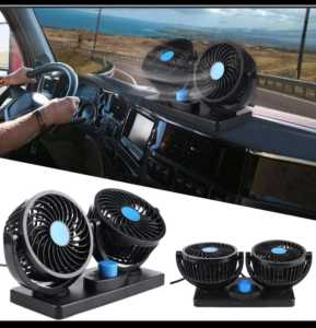 Kipas Angin Mobil YZH-T303 Double-Headed Fan Aksesoris Mobil Interior