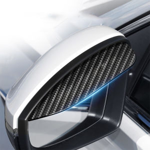 SCH Upgraded Peugeot Car Rearview Mirror Rain Eyebrow With Round Mirror Waterproof Car Rear View Side Rain Shield For Peugeot 2008 3008 5008 4008 208 308 408 508 RCZ